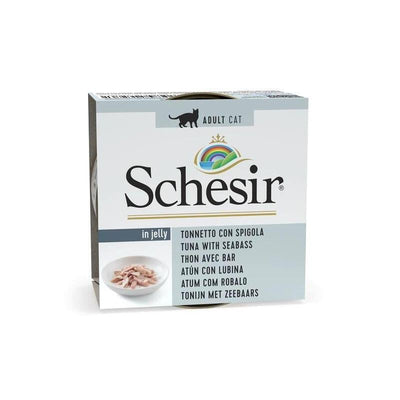 Schesir In Jelly Tuna With Sea Bass - Comida Húmeda Gatos - 85G — image 1