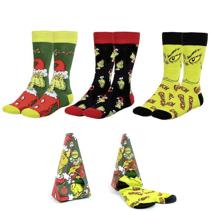 Set 3 Socks Grinch