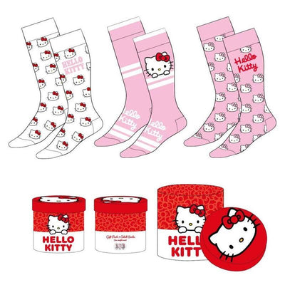 Set 3 Socks Hello Kitty Adulto — image 1