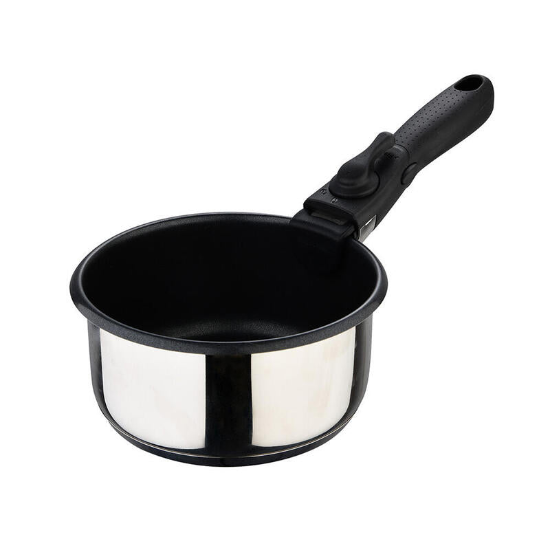 Bergner Set 3 Cazos Steel Inoxidable Click & Cook