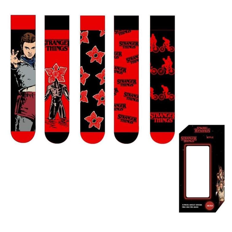 Set 5 Socks Stranger Things Surtido