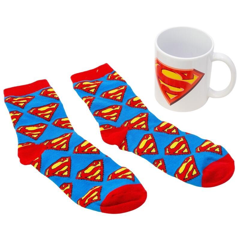 Set Socks + Mug 325ML Superman Icon