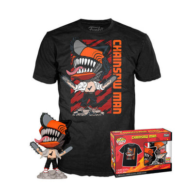 Set Figure Pop Tee Leaping Chainsaw Man Size XL — image 1