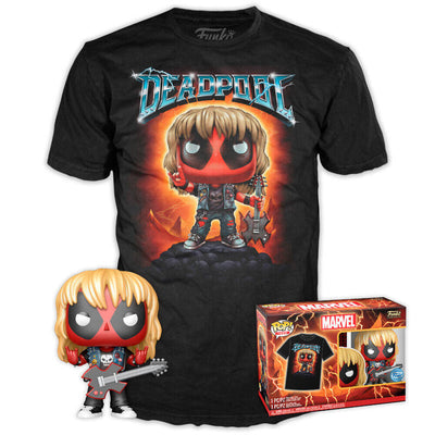 Set Figure Pop & Tee Marvel Deadpool Heavy Metal Size M — image 1