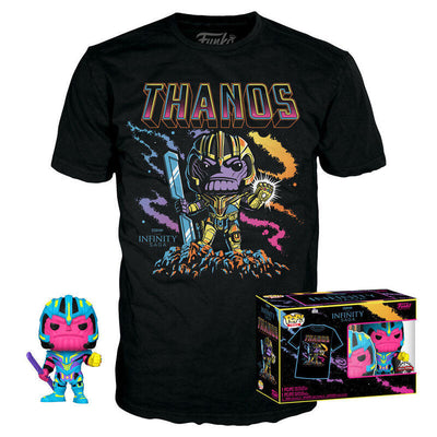 Set Figure Pop & Tee Marvel Infinity Saga Thanos Exclusive Size S — image 1