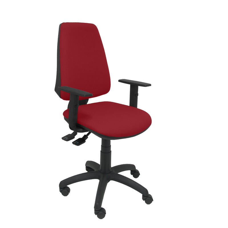 Chair Elche S Arms Regulables Bali Colour Granat