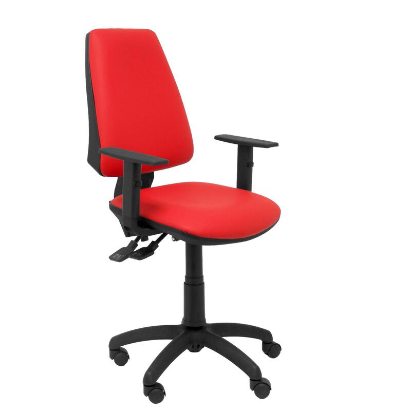 Chair Elche Sincro Similpiel Red With Arm Regul