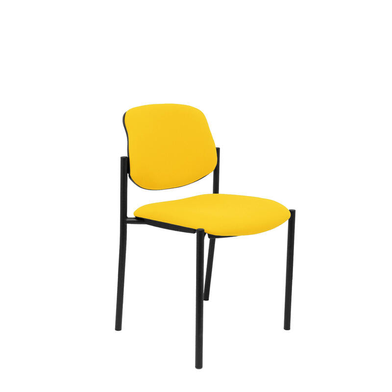 Chair Fixed Villalgordo Bali Yellow Chasis Black