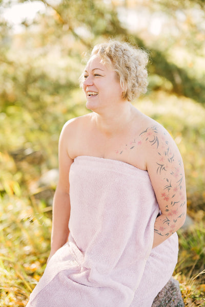 Spa Wrap for Women - Cotton Terry