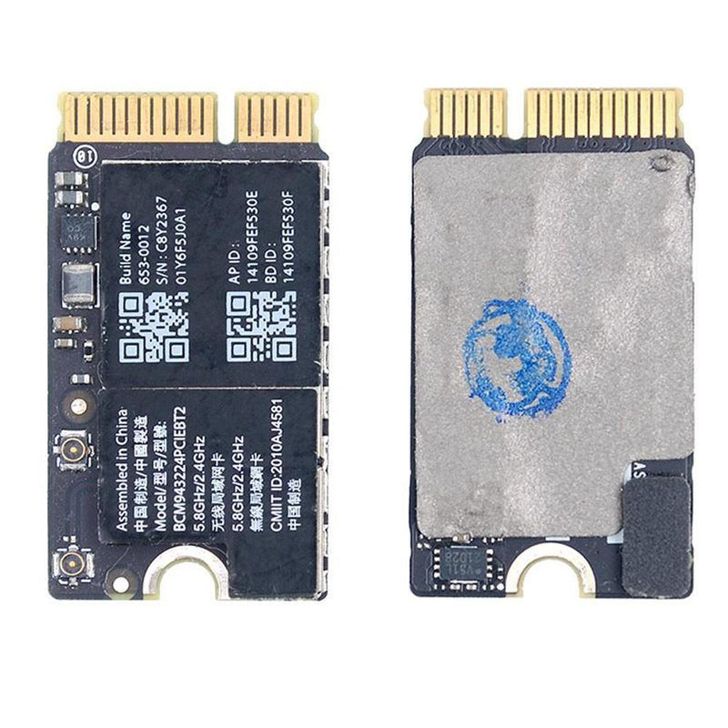 Card Wireless AC Wi-Fi And Bluetooth Laptop Macbook Air A1369 A1465 A1370 A1466 2010-2012