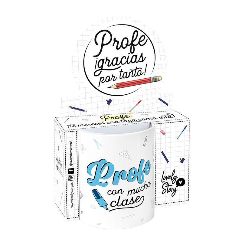 Mug - Profe With Mucha Clase 330ML