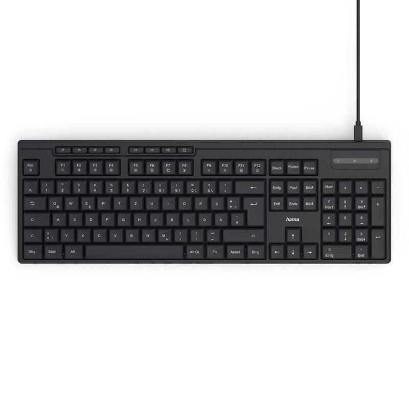 Keyboard CK-200 With Cable Black
