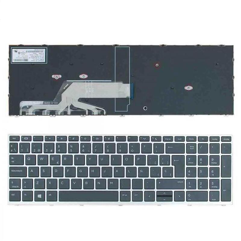 Keyboard Spanish Compatible Laptop HP Probook 650 G4 650 G5 450 G5 455 G5 470 G5 Keyboard Spanish New 1 Year G