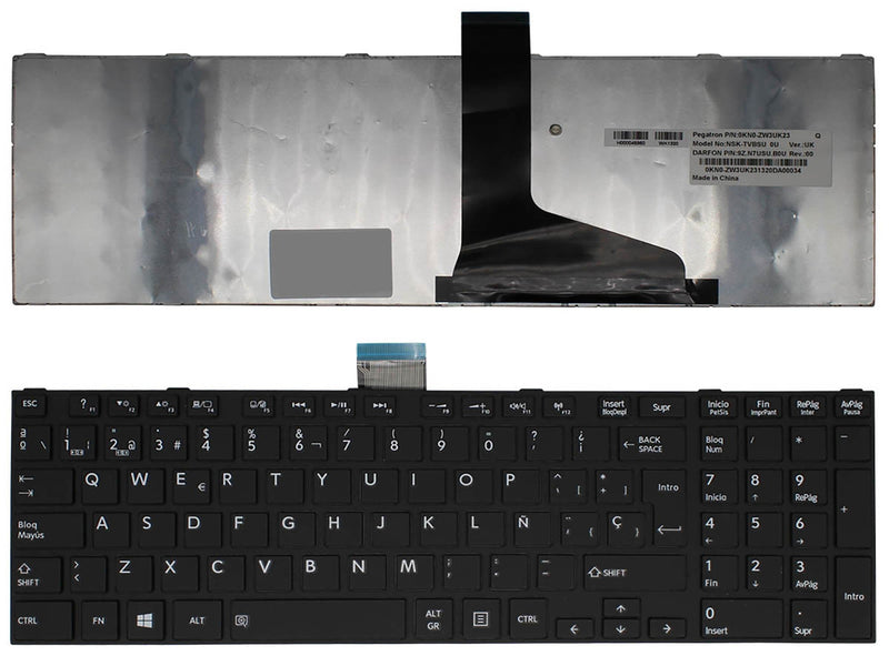Keyboard Laptop Toshiba Satellite L855-11K