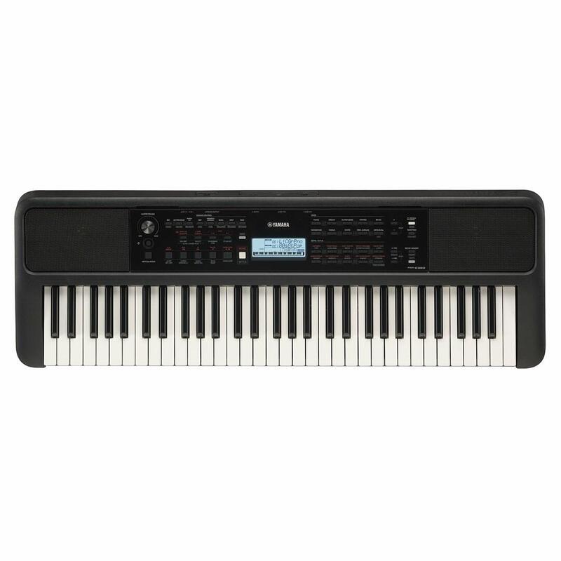 Yamaha Keyboard PSR-E383 Midi 61 Keys USB Black