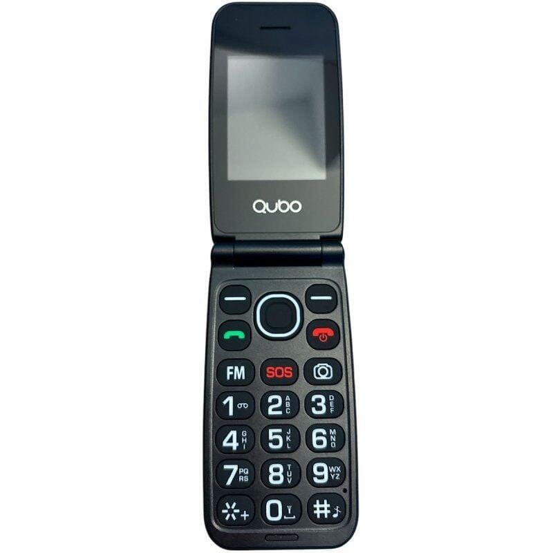 Qubo Phone Mobile Phone Neonw-bk 4G Personas Mayores Black