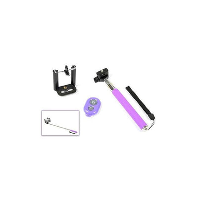 Ziron Selfie Stick Bluetooth Tablet & Smartphone. Violet Haz Tus Mejores Videos And Fotos With Este Selfie Sti — image 1